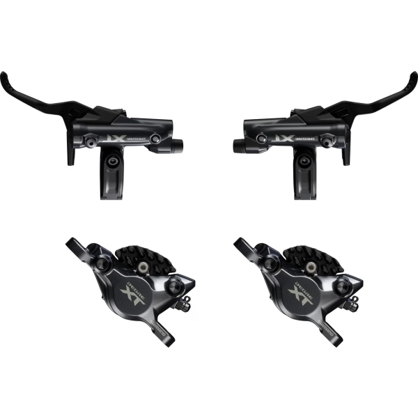 Гальма дискові гідравлічні Shimano XT M8200 перед + зад - фото 1