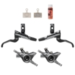Гальма дискові гідравлічні Shimano XTR M9200 перед + зад