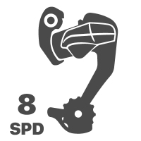 Перемикачі задні 8 spd