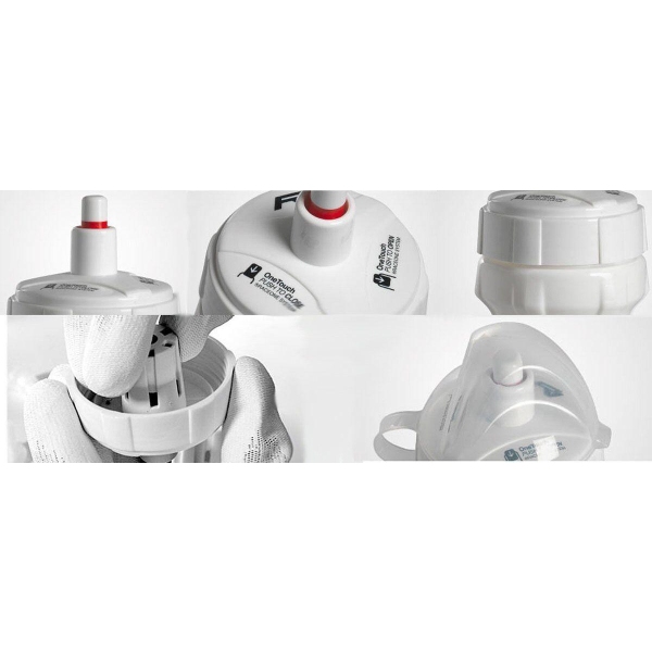 Фляга RaceOne Onetouch 600ml (White/Black) - фото 3