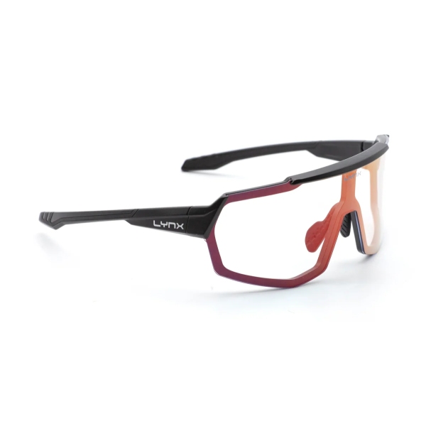 Окуляри фотохромні LYNX Tucson 2 PH B Matt Black / Smoke Photochromic with Black Red Revo