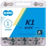Ланцюг KMC K1 Wide Silver/Black - фото 1