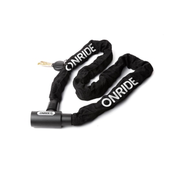 Велозамок ONRIDE Tie Lock 10 ланцюговий циліндровий 5x1000mm