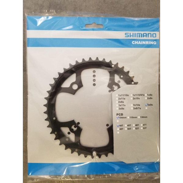 Зірка шатунів Shimano Deore FC-M540 44T алюміній - фото 1