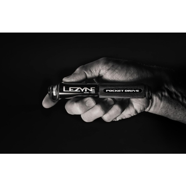 Насос компактний Lezyne Pocket DRIVE - сірий 160psi Y13 - фото 2
