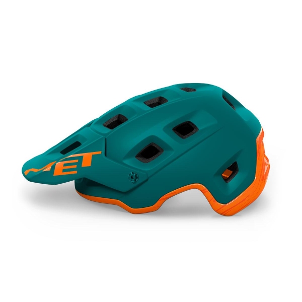Шолом MET Terranova Alpine Green Orange | Matt Glossy S - фото 3