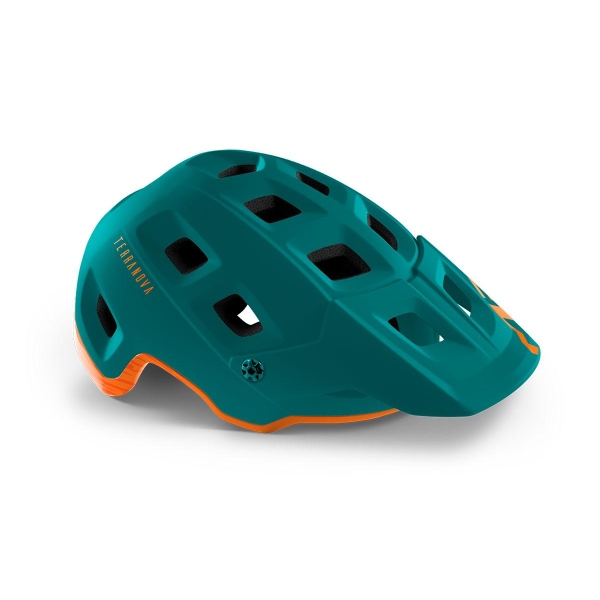 Шолом MET Terranova Alpine Green Orange | Matt Glossy S