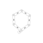 Замок сегментний ABUS 6055C/60 Black Bordo Lite Mini - фото 1