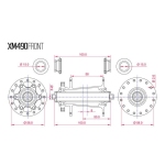 Втулка передня Koozer XM490 32h Disc QR - фото 3