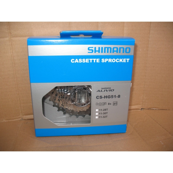 Касета Shimano Alivio CS-HG51-8 11-28T - фото 1