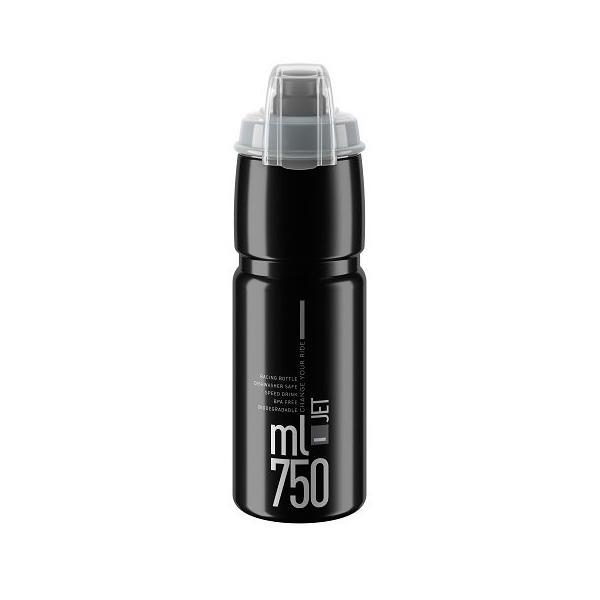 Фляга ELITE Jet Plus 750ml чорний/сірий
