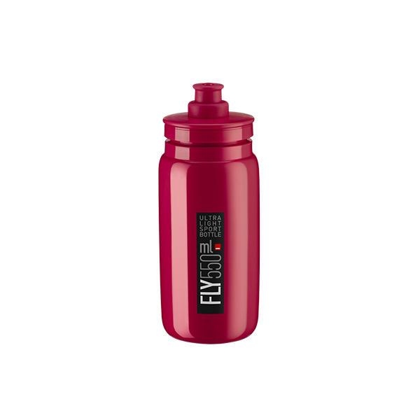 Фляга ELITE Fly 550ml амарант з чорним лого