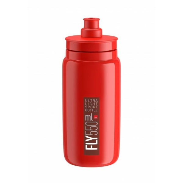 Фляга ELITE Fly 550ml червона з бордовим лого