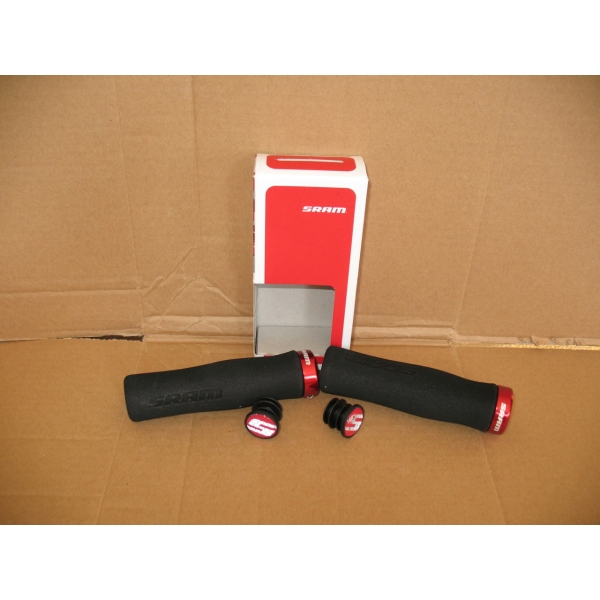 Гріпси SRAM Contoured Locking Grips Black-Red - фото 1