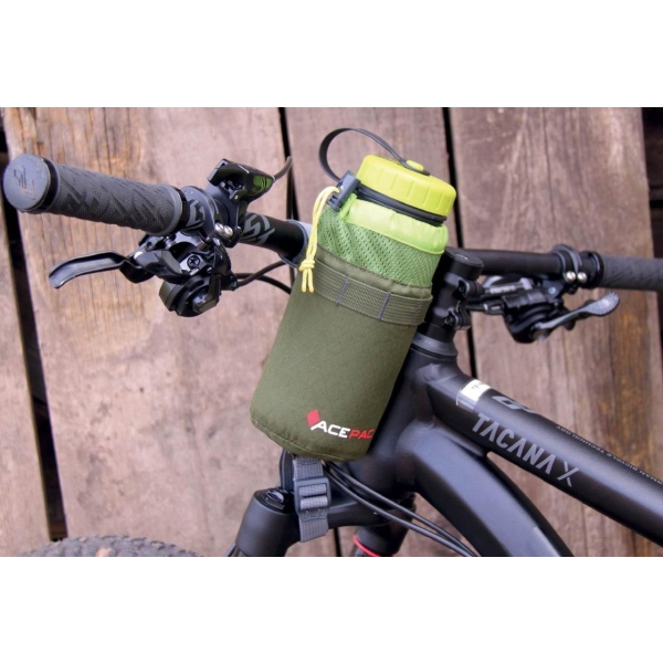 Сумка під флягу ACEPAC Bike Bottle Bag Nylon Black - фото 4