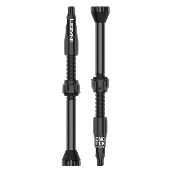 Безкамерний ніпель Lezyne CNC TLR Valve 60mm Black - 2 шт