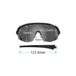 Окуляри TIFOSI Sledge Lite - Crystal Pink - Clarion Blue/AC Red/Clear - фото 5