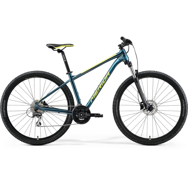 Велосипед MERIDA Big.Nine 20-2X - Teal-Blue(Lime) M