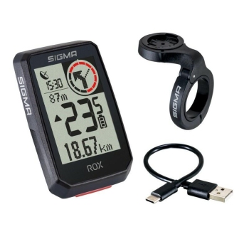GPS Велокомп'ютер SIGMA ROX 2.0 Black Top Mount Set