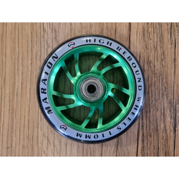 Колесо трюкового самоката Maraton 110mm зелене