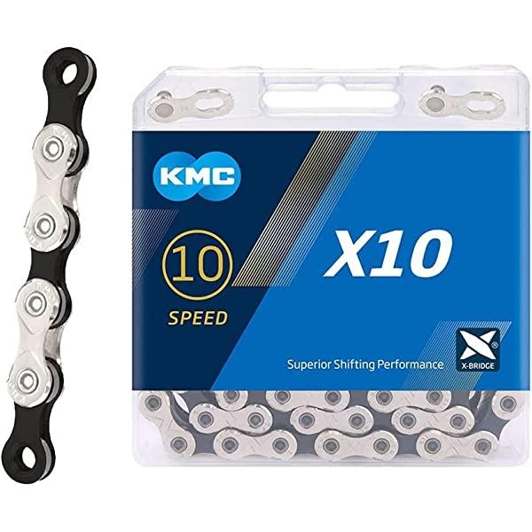 Ланцюг KMC X10 Silver/Black - фото 1