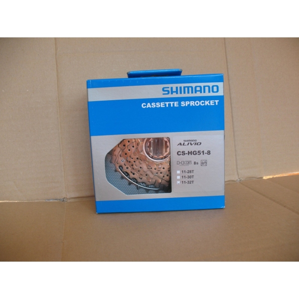 Cassette Shimano Alivio 8 vitesses 11-32T - Équipements vélos