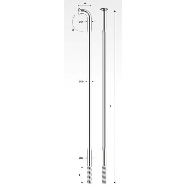 Спиця Pillar PDB1415 чорна 292