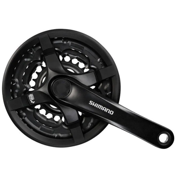 Шатуни Shimano FC-TY501 48x38x28 / 170mm black w/CG