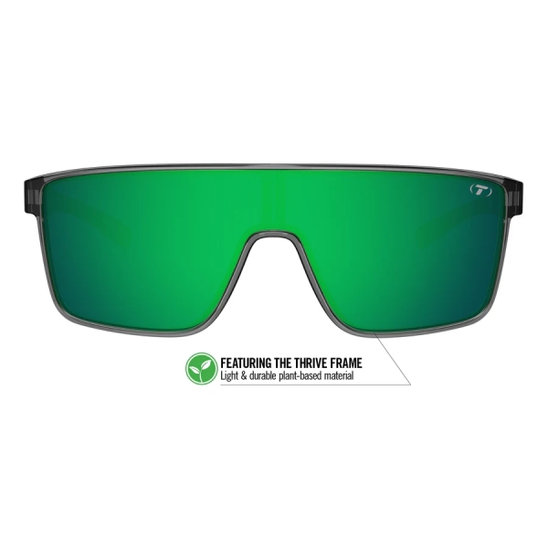 Окуляри TIFOSI Sanctum - Crystal Smoke - Smoke Green Mirror - фото 1