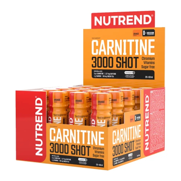 NUTREND Carnitine 3000 Shot 60ml - апельсин - фото 1