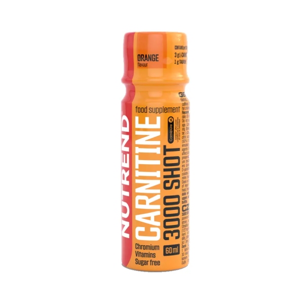 NUTREND Carnitine 3000 Shot 60ml - апельсин