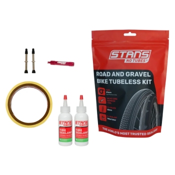 Безкамерний комплект STAN'S Road and Gravel Bike Tubeless Kit 2x118ml / 25mm / 2x55mm
