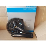 Шатуни Shimano Acera FC-M361 42-32-22T / 175mm Black w/CG - фото 1