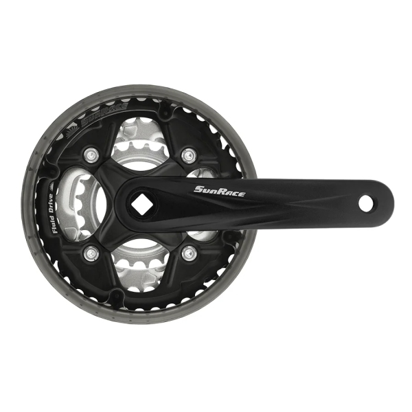 Шатуни SunRace M500 42-34-24T / 170mm w/CG